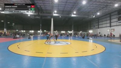 113 lbs Cons. Round 4 - Lennon Ogden, Capital City Wrestling Club vs Adam Gorey, Independent