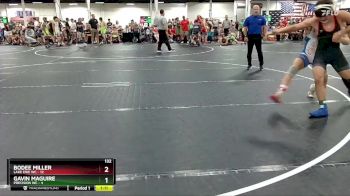 132 lbs Round 1 (4 Team) - Bodee Miller, Lake Erie WC vs Gavin Maguire, Precision WC