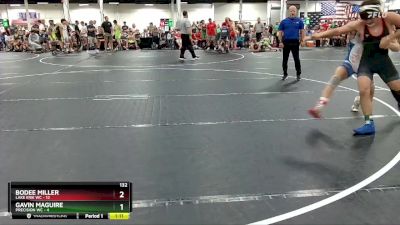 132 lbs Round 1 (4 Team) - Bodee Miller, Lake Erie WC vs Gavin Maguire, Precision WC