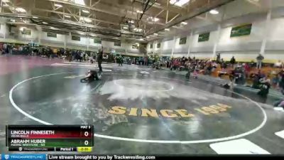 75 lbs Cons. Round 3 - Abrahm Huber, MATPAC Wrestling - ND vs Lincoln Finneseth, Velva Bulls