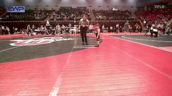 41 lbs Consi Of 8 #2 - Bodie Olson, Verdigris Youth Wrestling vs Edith Shimonek, Pawhuska Elks Takedown