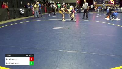 110 lbs Consy 2 - Domanic LaCava, Highlands vs Dakota Shugarts, Clearfield