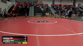 110 lbs Quarterfinal - Elizabeth Morf, Mount Vernon vs Madison Kirby, Williamsburg