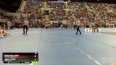 172 lbs Quarterfinal - Drew Zwak, Bishop Ryan vs Timothee Ford, Kenmare-Bowbells