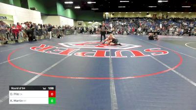 175 lbs Round Of 64 - Dylan Pile, CA vs Kayleb Martin, NY