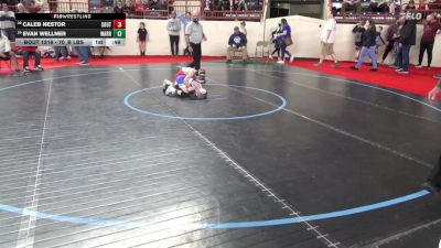 70_B lbs Consi Rd 1 32 #2 - Caleb Nestor, Southside Beaver vs Evan Wellner, Warren