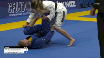 MAYSSA CALDAS PEREIRA BASTOS vs BRENDA LARISSA ALVES DA SILVA 2023 European Jiu-Jitsu IBJJF Championship