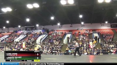 175 lbs Semifinals (8 Team) - Luke Lyons, Plainwell HS vs Landon Galaez, Goodrich HS