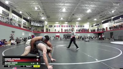 285 lbs Champ. Round 3 - Isaiah Vance, Pitt-Johnstown vs Ogden Atwood, UNC Pembroke