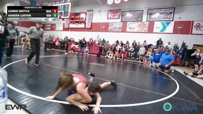 107-115 lbs Rr Rnd 1 - Aubrie Smittle, Wagoner Takedown Club vs Kamden Luethje, Hornet Wrestling Club