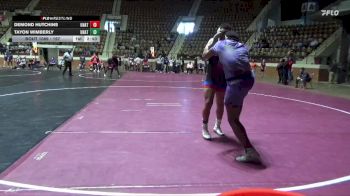 197 lbs Champ. Round 1 - Demond Hutchins, Unattached vs Tayon Wimberly, Unattached