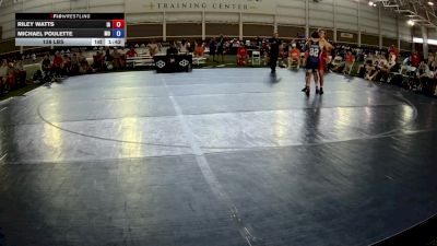 138 lbs Riley Watts, Iowa vs Michael Poulette, Missouri