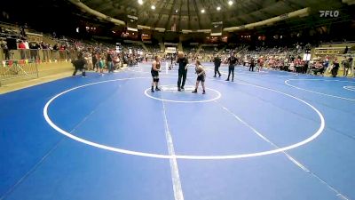 2nd Place - Makenzi Estrada, Coweta Tiger Wrestling vs Madison Derryberry, Poteau Youth Wrestling Academy