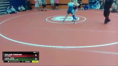 127 lbs Round 2 - Taylure Foreman, Knoxville vs Cate Cays, Stars Wrestling Club