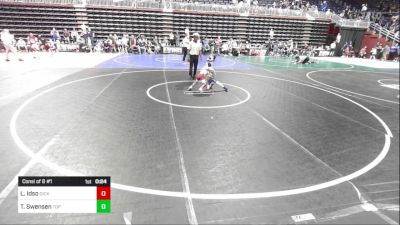 43 lbs Consi Of 8 #1 - Lincoln Idso, Dickinson WC vs Thayne Swensen, Top Of The Rock WC