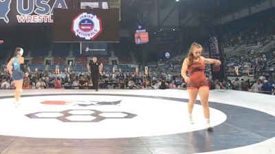 135 lbs Champ. Rd Of 64 - Caroline Balica, Indiana vs Lucia Crossken, Pennsylvania
