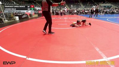 64 lbs Consi Of 16 #1 - Francisco Urrea-Munoz, Hot Shots vs Louden Mills, Keystone Wrestling Club