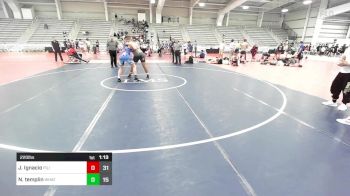 220 lbs Rr Rnd 3 - Jaylen Ignacio, Filipe Trained Wrestling Academy vs Noah Templin, What's Poppin? Yellow