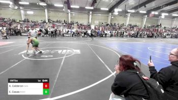 3rd Place - Kyle Danielle Calderon, Carlsbad Combat WC vs Elisha Casas, Monte Vista Takedown Club