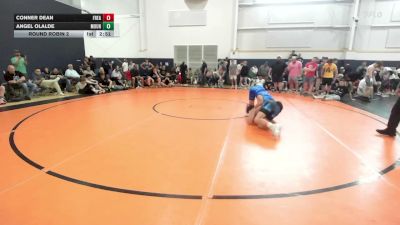 120 lbs Round Robin 2 - Conner Dean, Freakztyle Purple - HS vs Angel Olalde, Mount Airy - HS