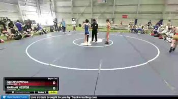 126 lbs Placement Matches (8 Team) - Abram Owings, Kansas Red vs Nathan Hester, Louisiana