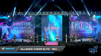 Alliance Cheer Elite - RECKLESS [2019 Senior - D2 2 Day 1] 2019 Encore Championships Houston D1 D2