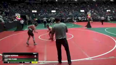 130 lbs Quarterfinal - Matteo Furr, CFD2 vs Lukas Kofinas, NROA