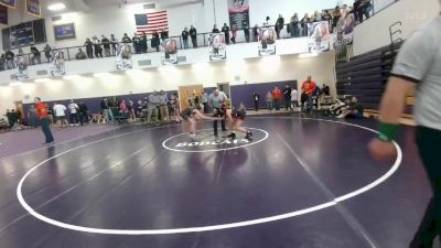 110 lbs Quarterfinal - Marcella Flannery, Worland Middle School vs Annie Luebbe, Thermopolis