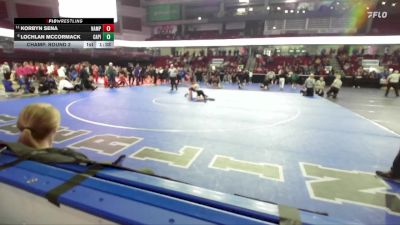 132 lbs Champ. Round 2 - Korbyn Sena, Nampa vs Lochlan McCormack, Capital