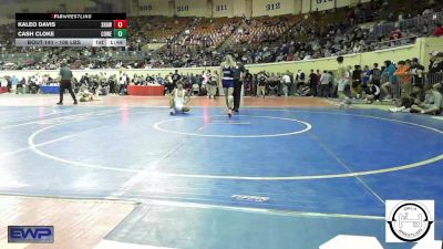 108 lbs Round Of 32 - Kaleo Davis, Shawnee Wrestling vs Cash Cloke, Coweta