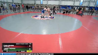 132 lbs Champ. Round 2 - Linkin Thomas, Oregon vs Cash Devers, Asylum WC