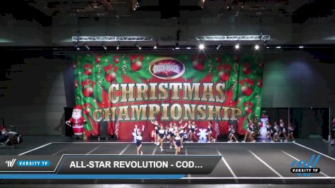 All-Star Revolution - CODE RED [2022 L2.1 Junior - PREP 12/3/2022] 2022 Cheer Power Holiday Showdown Galveston