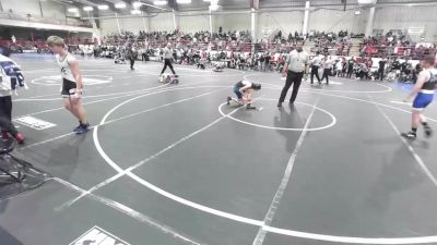 130 lbs Consi Of 16 #2 - Jayce Kisamore, Valley Bad Boys vs Gunner Haelbig, Snowflake Lobos