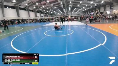 135 lbs Cons. Round 3 - Caleb Cummings, Jflo Trained vs Luno Escobedo, NXT Level Wrestling Academy