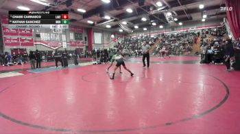 120 lbs Champ. Round 1 - Chase Carrasco, Lakeside vs Nathan Sanchez, Monrovia