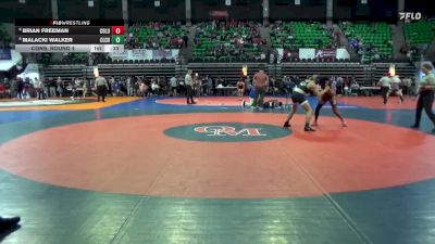 6A 150 lbs Cons. Round 4 - Malacki Walker, Clay Chalkville vs Brian Freeman, Columbia