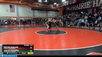 G-9 lbs Round 5 - Peyten Schilling, Prairie, Cedar Rapids vs Evelyn McDowell, Cedar Rapids Kennedy