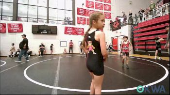 55 lbs Quarterfinal - Teagen Martinez, Carl Albert vs Arielle Wylie, Tuttle Wrestling