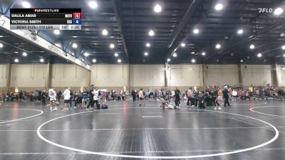 110 lbs 3rd Place - Dalila Amar, Mayhem Wrestling Club vs Victoria Smith, Okaloosa Wrestling Academy