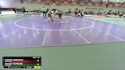 184 lbs Quarterfinal - Carter Sorenson, Augsburg vs Brandt Bombard, Augsburg