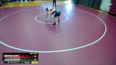 182 lbs Round 5 - Jackson Barron, MN Elite Wrestling Club vs Braeden Maxey, Pinnacle Wrestling Club