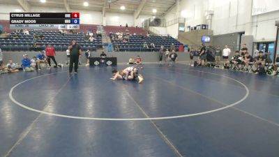 100 lbs Cyrus Millage, Iowa Red vs Grady Moos, Ohio