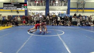 107 lbs Consy 2 - Ethan Cotchen, Bishop McCort vs Brent Hurrelbrink, Cranberry