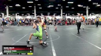 115 lbs Round 2 (4 Team) - River Hibler, Ohio Gold vs Brendan Tobin, Mat Warriors