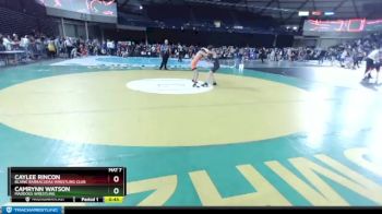 108 lbs Quarterfinal - Caylee Rincon, Blaine Barracudas Wrestling Club vs Camrynn Watson, Maddogs Wrestling