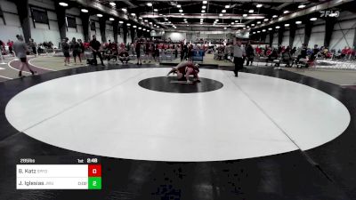 285 lbs Rr Rnd 1 - Benjamin Katz, Springfield vs John Iglesias, Johnson & Wales