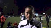 Angela Bizzarri after 4 sec PR 4:11 1500 at the Oxy High Performance 2011