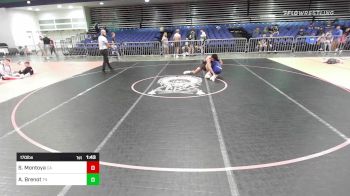 170 lbs Consi Of 16 #2 - Sergio Montoya, CA vs Aidan Brenot, TN