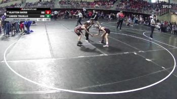 95 lbs Champ. Round 1 - Klayton Bates, CWO vs Linken Trujillo, Ogallala Youth Wrestling Club