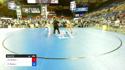 190 lbs Rnd Of 16 - Braylen Bieber, IA vs Peter Mocco, FL